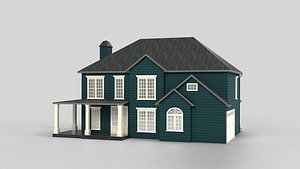 Neighborhood House 11T3 3D model