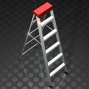 a-frame ladder 3d model