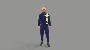 3D NPC Sport Man model