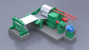 Casting Rolling Mill 3D model