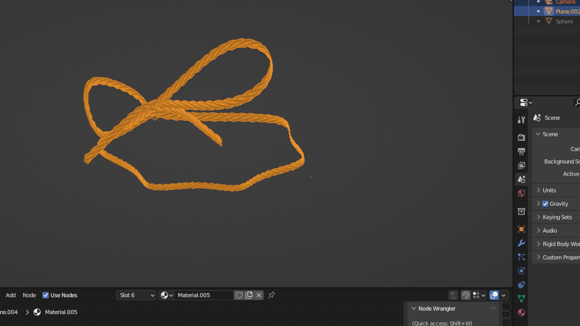 3D rope with bow model - TurboSquid 1886178