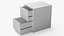 Filing Cabinet 2 Drawer Grey