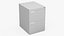 Filing Cabinet 2 Drawer Grey