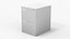 3D Filing Cabinet 2 Drawer Grey
