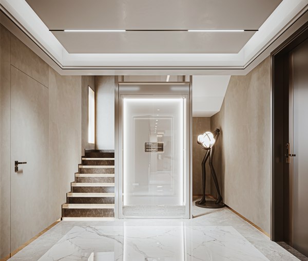 modelo 3d Modern Family Elevator Hall Model - TurboSquid 2056727