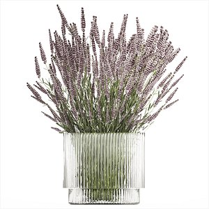 Bouquet Of Wild Flowers  With Lavender Sage 513 model