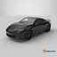 3D Honda Prelude Type R Modern Design 2026 Black Simplified