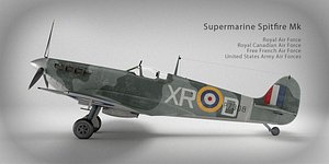 supermarine spitfire mk airplane model