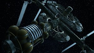 space station variants 3D