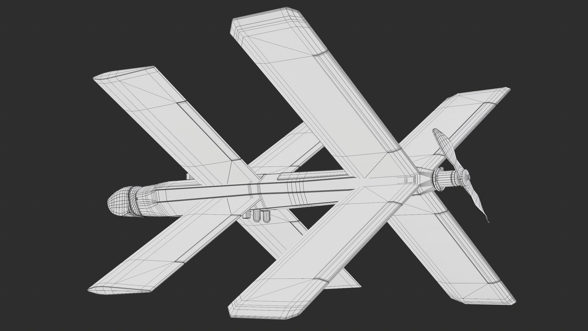 ZALA Lancet-3 UAV Kamikaze Drone PBR model https://p.turbosquid.com/ts-thumb/H7/bcgJqz/I7/screenshot009/png/1760878822/1920x1080/fit_q87/eaf3105f26c0efd2bc165d3213b3e6429b0f876f/screenshot009.jpg