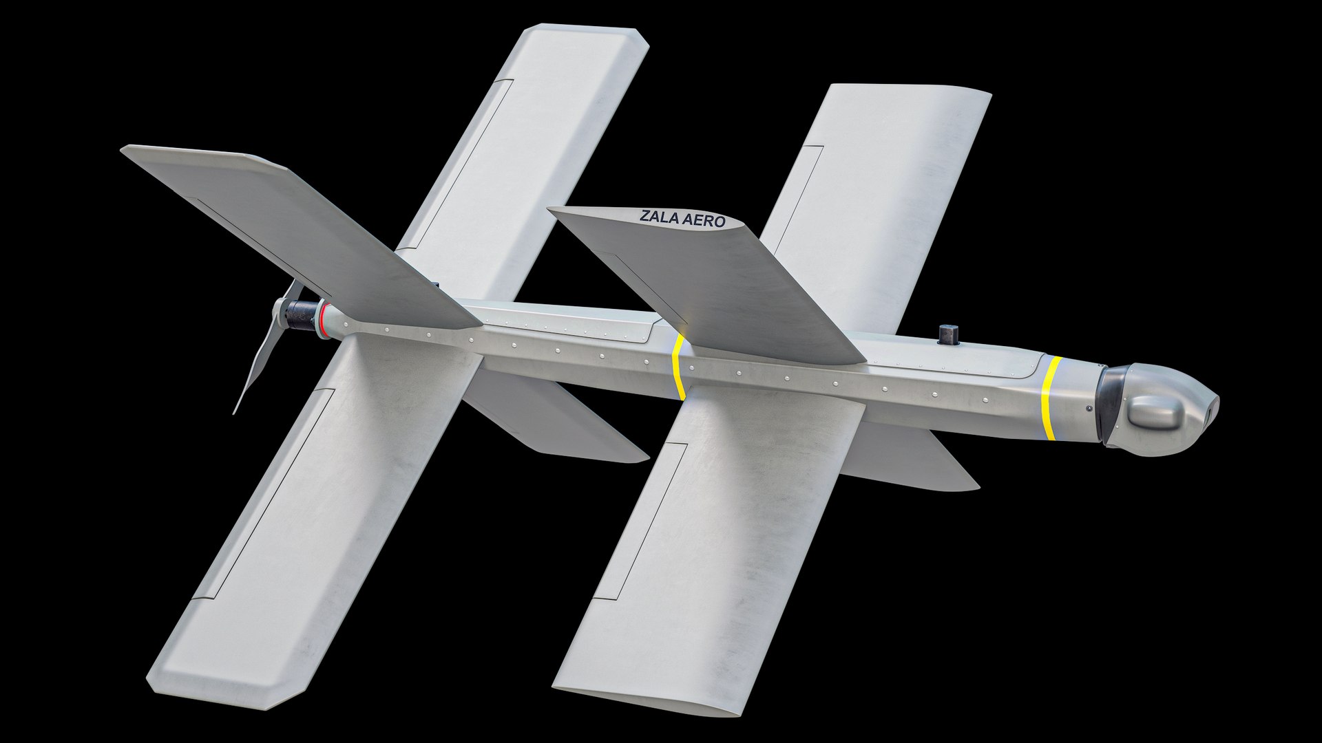 ZALA Lancet-3 UAV Kamikaze Drone PBR model https://p.turbosquid.com/ts-thumb/H7/bcgJqz/m3/r_viewport_002/png/1760878794/1920x1080/fit_q87/cb3b127be927f8a28999c7856cfd03830b350f6e/r_viewport_002.jpg