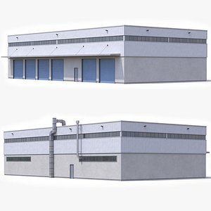 3D Industrial Building 31 PBR