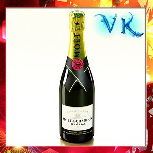 Champagne Moet Chandon - High Detailed