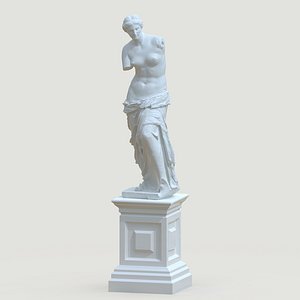 Pedestal with Venus de Milo