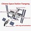 chinese space station 3D model