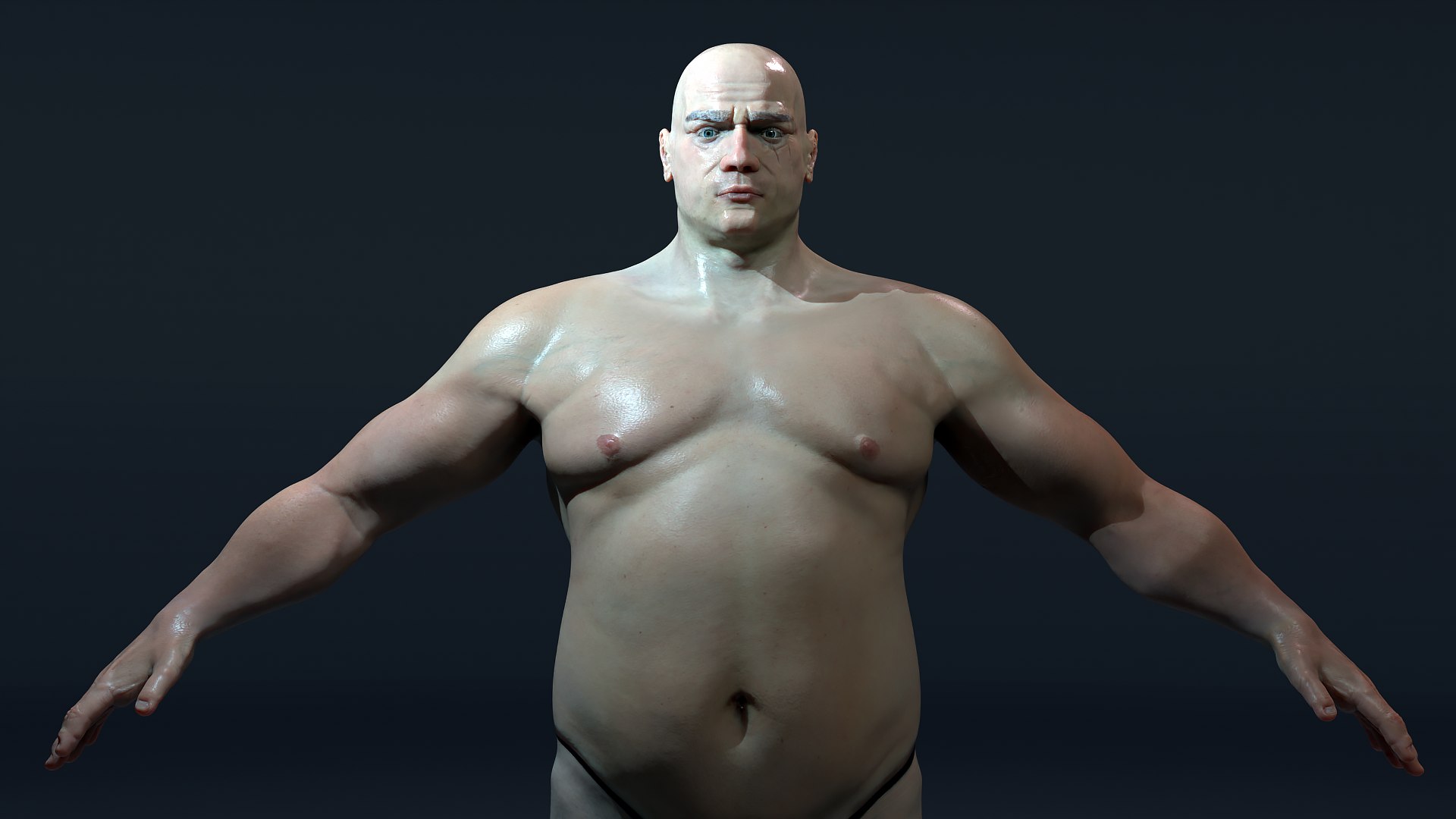 Realistic Rigged Male Character Game-Ready 16K PBR Textures VR AR Low ...