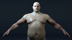 Realistic Rigged Male Character Game-Ready 16K PBR Textures VR  AR  low-poly 3d model 3D model
