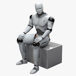 Male Robot Rigged