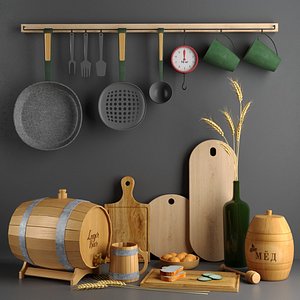 3D kitchen set