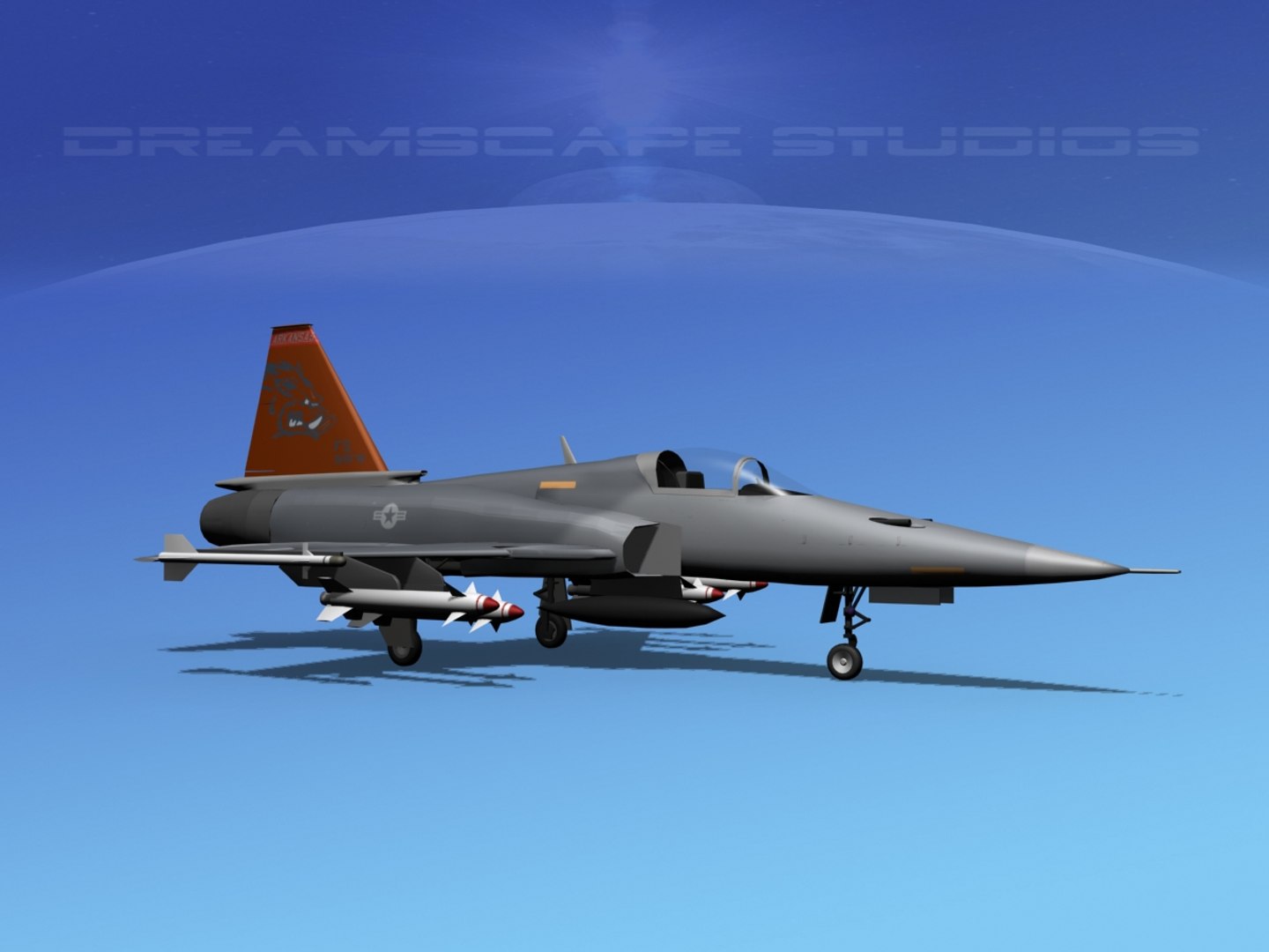 Northrop Tigershark F-20 Fighter 3d Model