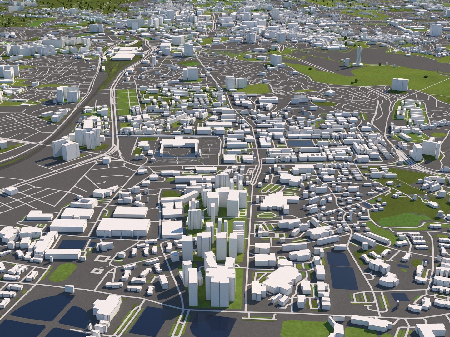 3D Buildings Houses Maps - TurboSquid 1549367