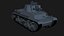 Pz Kpfw 35 t LowPoly Isometric