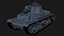 Pz Kpfw 35 t LowPoly Isometric