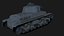 Pz Kpfw 35 t LowPoly Isometric