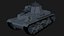 Pz Kpfw 35 t LowPoly Isometric