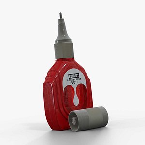 Correction fluid bottle
