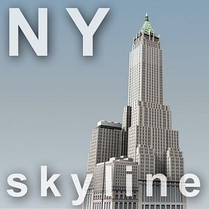 trump building 3d model