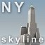 NY skyline - trump building