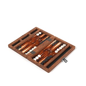 backgammon table 3d fbx