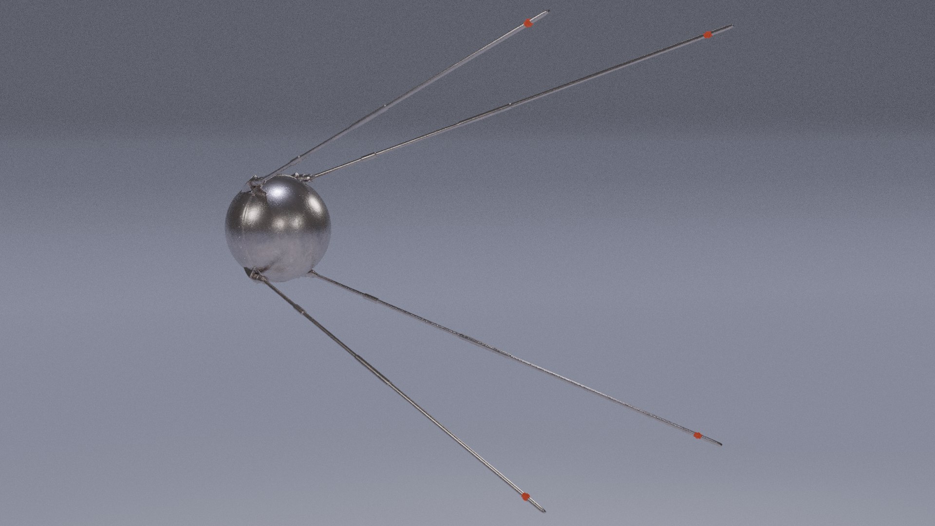 Space Satellite Sputnik-1 3D Model - TurboSquid 1811706