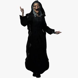 the witch 3D model