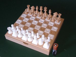 3D travel chess model