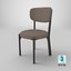 3D Upholstered Dining Chair