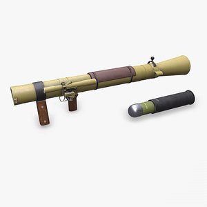 Carl Gustaf M2 Recoilless Rifle Low-poly PBR 3D