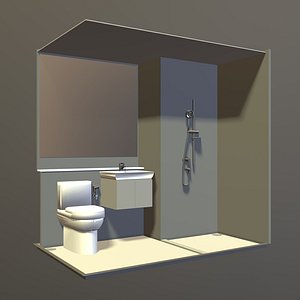 3D model Modular bathroom