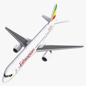 3d boeing 757 200 ethiopian