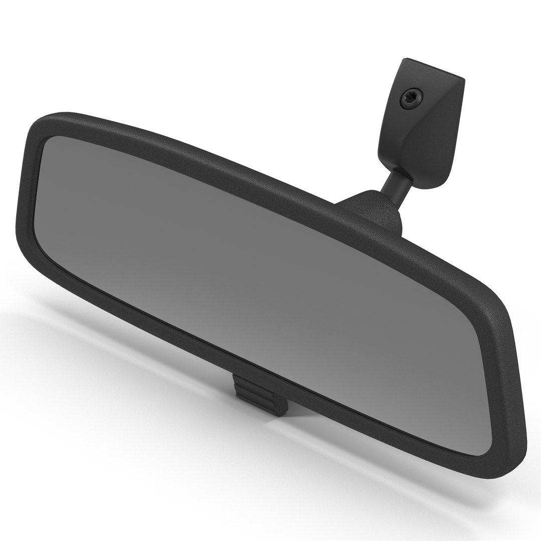 Car Rearview Mirror 3D model preview