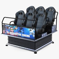 Virtual Reality Game Machine 7D Cinema