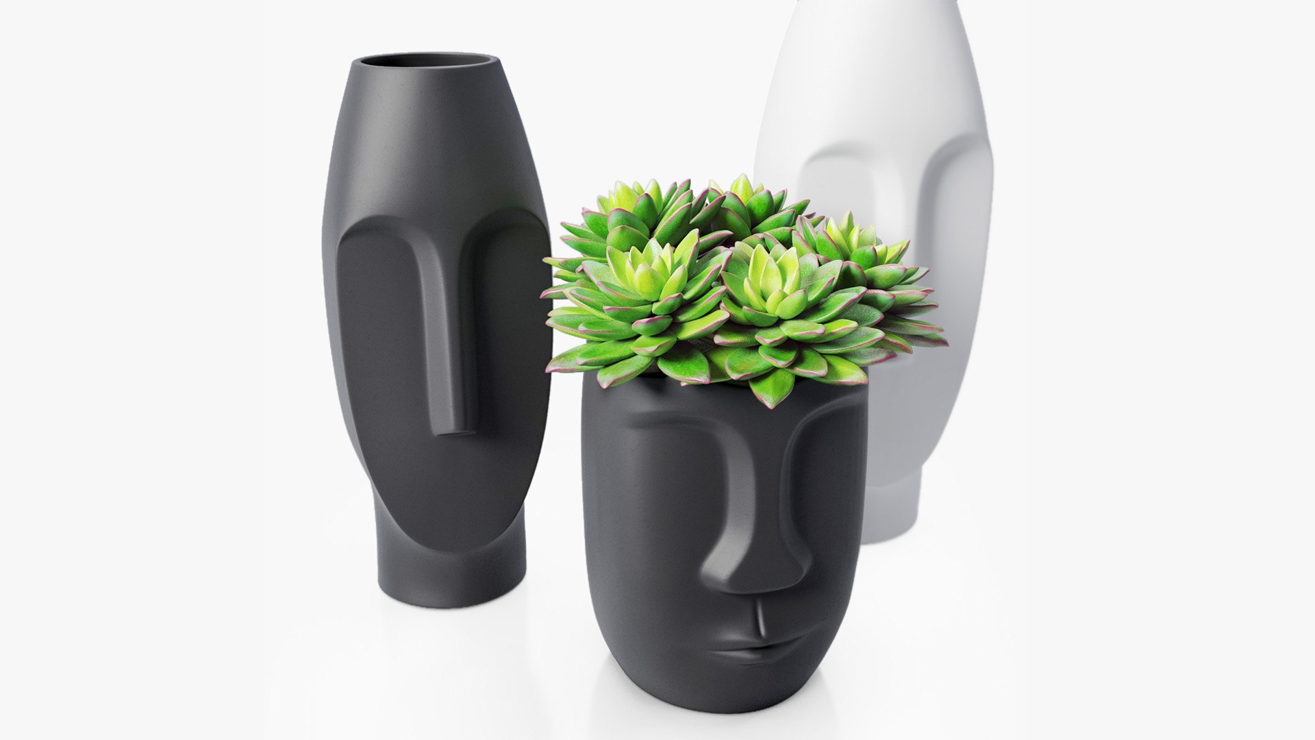 Decor Set Vase 3D - TurboSquid 1901922