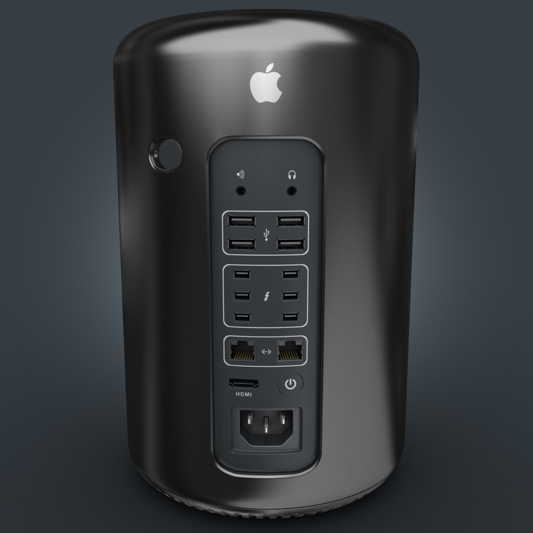 3d apple mac pro 2013