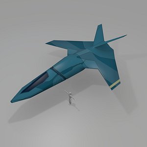 3d spaceship model