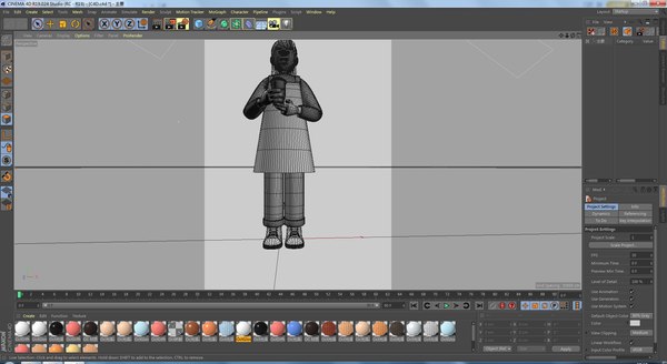 C4D cartoon professional character 3D model - TurboSquid 2039923