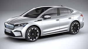 3D Skoda Enyaq Coupe 2022 model