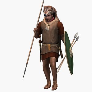 Low-poly Roman Scout