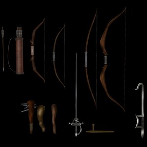 Melee Weapons Pack 7 3D