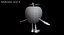 Personnage de dessin animé Apple 2 Rigged